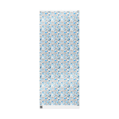 Colorful Abstract Wrapping Paper, Gift Wrap for Birthdays, Holidays, Parties, Unique Gift Presentation, Art-Inspired Gift Wrap