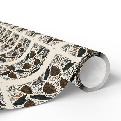 Elegant Eco-Friendly Wrapping Paper, Gift Wrap for Holidays, Birthdays, Eco-Conscious Gifts, Decorative Paper, Festive Wrap