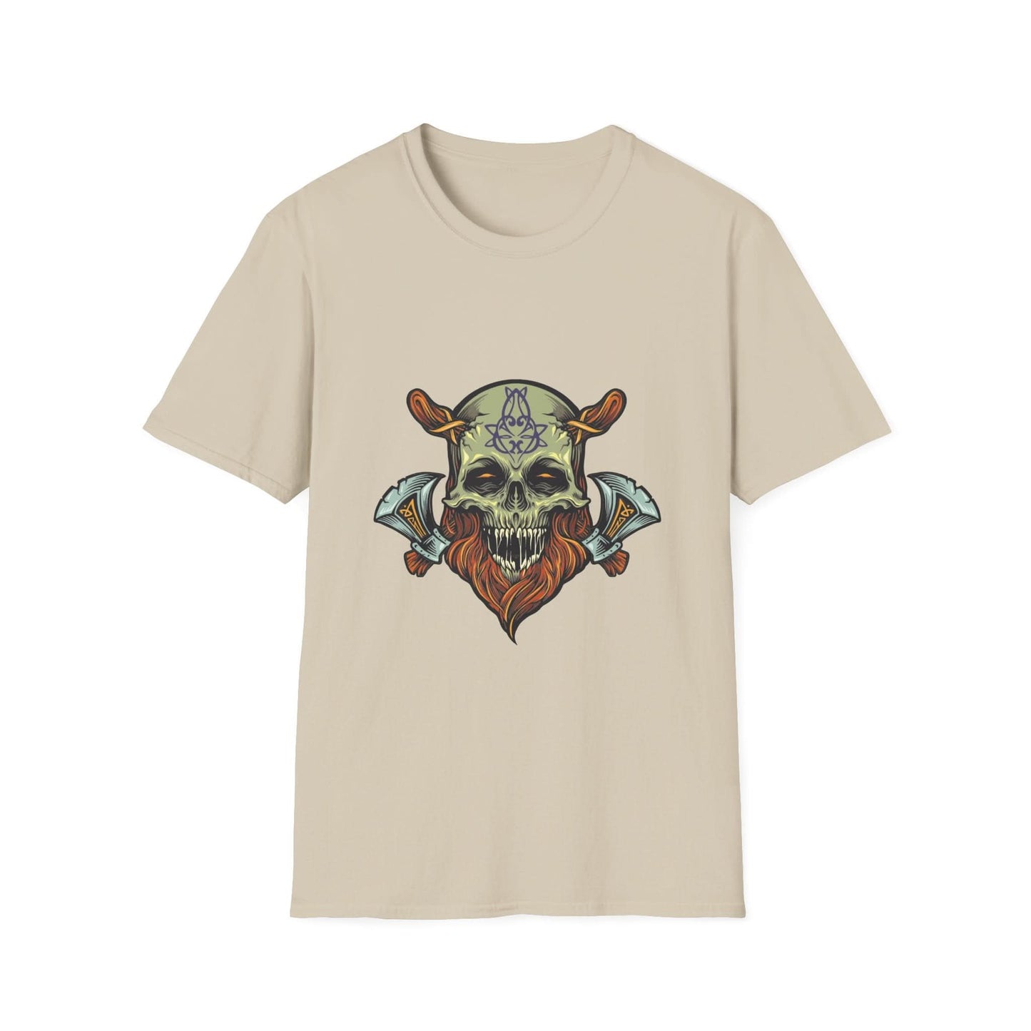 Viking Skull Warrior with Axe - Mleem