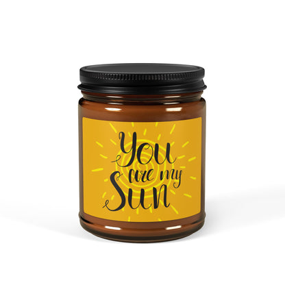 You Are My Sun Scented Soy Candle, Cozy Home Decor