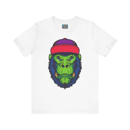 Vibrant Gorilla Graphic Tee - Unisex Short Sleeve T-Shirt