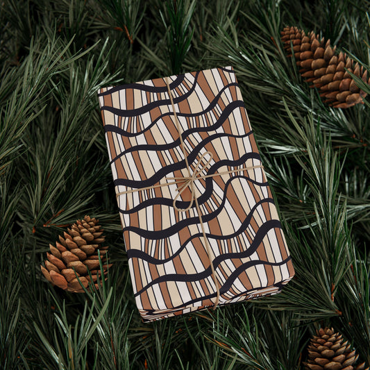 Stylish Wrapping Paper Roll for Gifts, Modern Gift Wrap, Eco-Friendly Wrapping, Holiday Decor, Birthday & Special Occasions