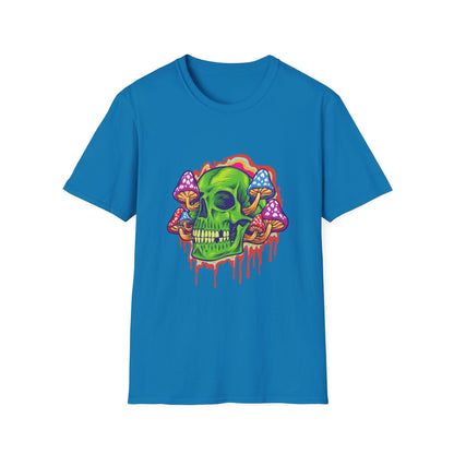 Psychedelic Skull with Mushrooms - Mleem