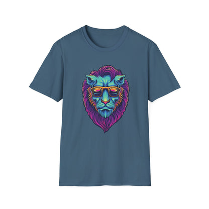 Lion Head with Sunglasses Psychedelic - Mleem