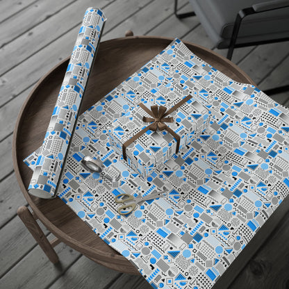 Colorful Abstract Wrapping Paper, Gift Wrap for Birthdays, Holidays, Parties, Unique Gift Presentation, Art-Inspired Gift Wrap