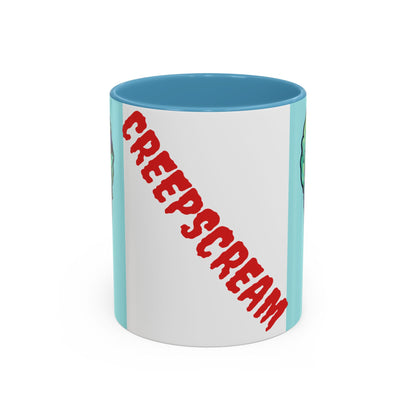 Creepy Ice Cream Mug - Perfect for Halloween, Unique Gift for Coffee Lovers, Spooky Decor, Creepscream Design, Fun Kitchenware