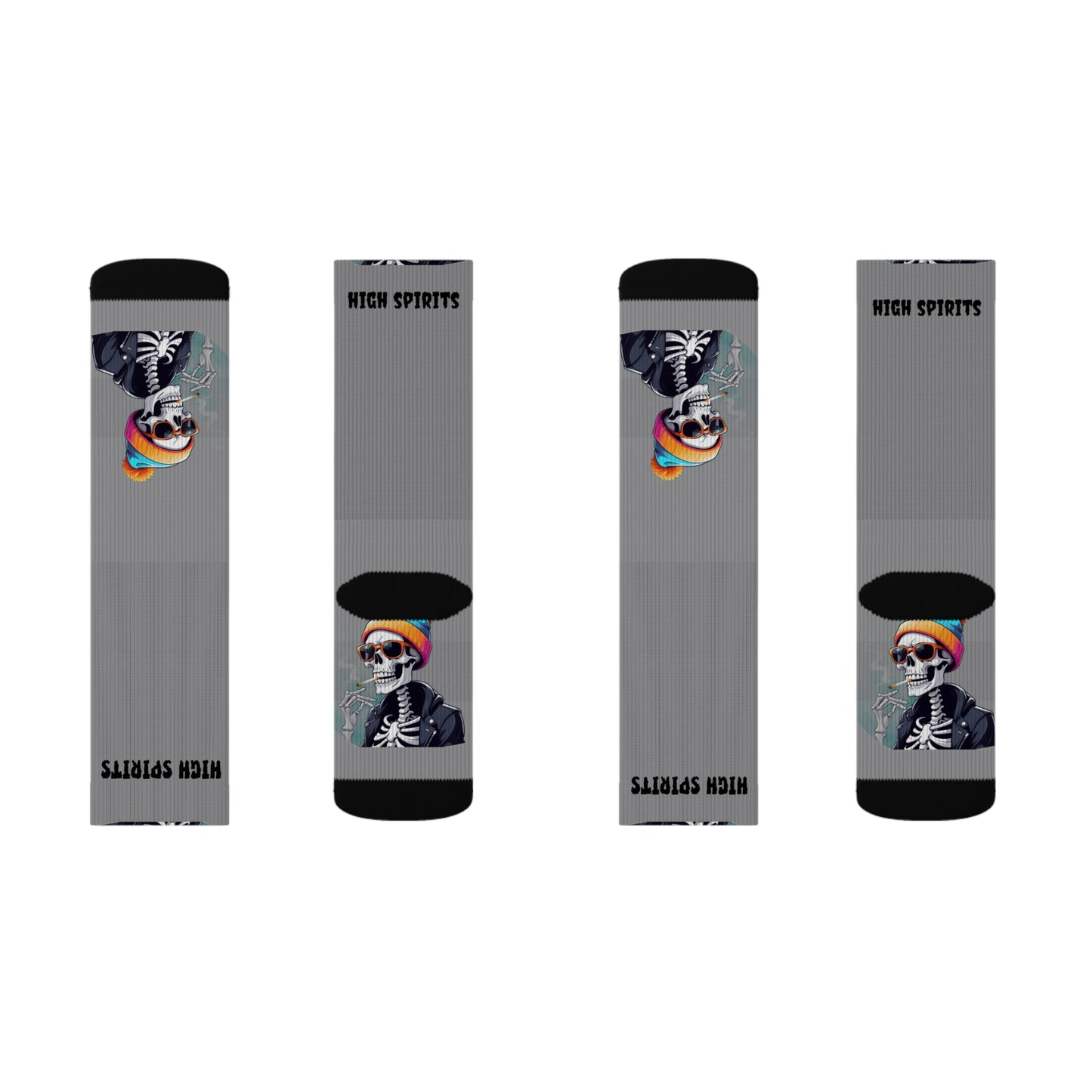 Fun Graphic Socks - Unique Gift for Halloween, Cozy Wear, Comfortable Footwear, Vibrant Design, Trendy Accessories