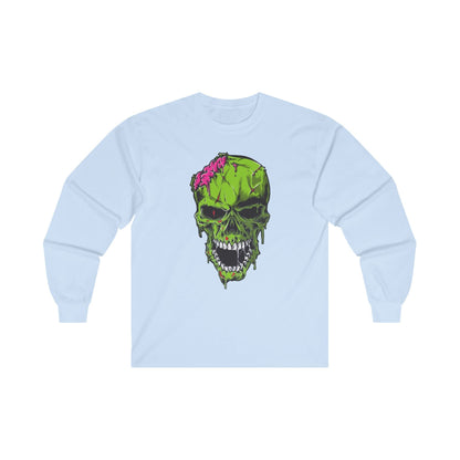 Scary Zombie Head Illustration - Mleem