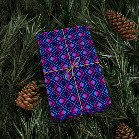 Vibrant Wrapping Paper, Colorful Gift Wrap for Birthdays, Holidays, and Celebrations, Decorative Paper Rolls, Unique Gift Packaging