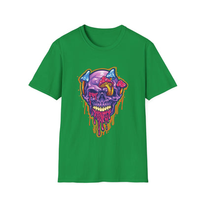 Magic Trippy Skull Mushroom Psychedelic - Mleem
