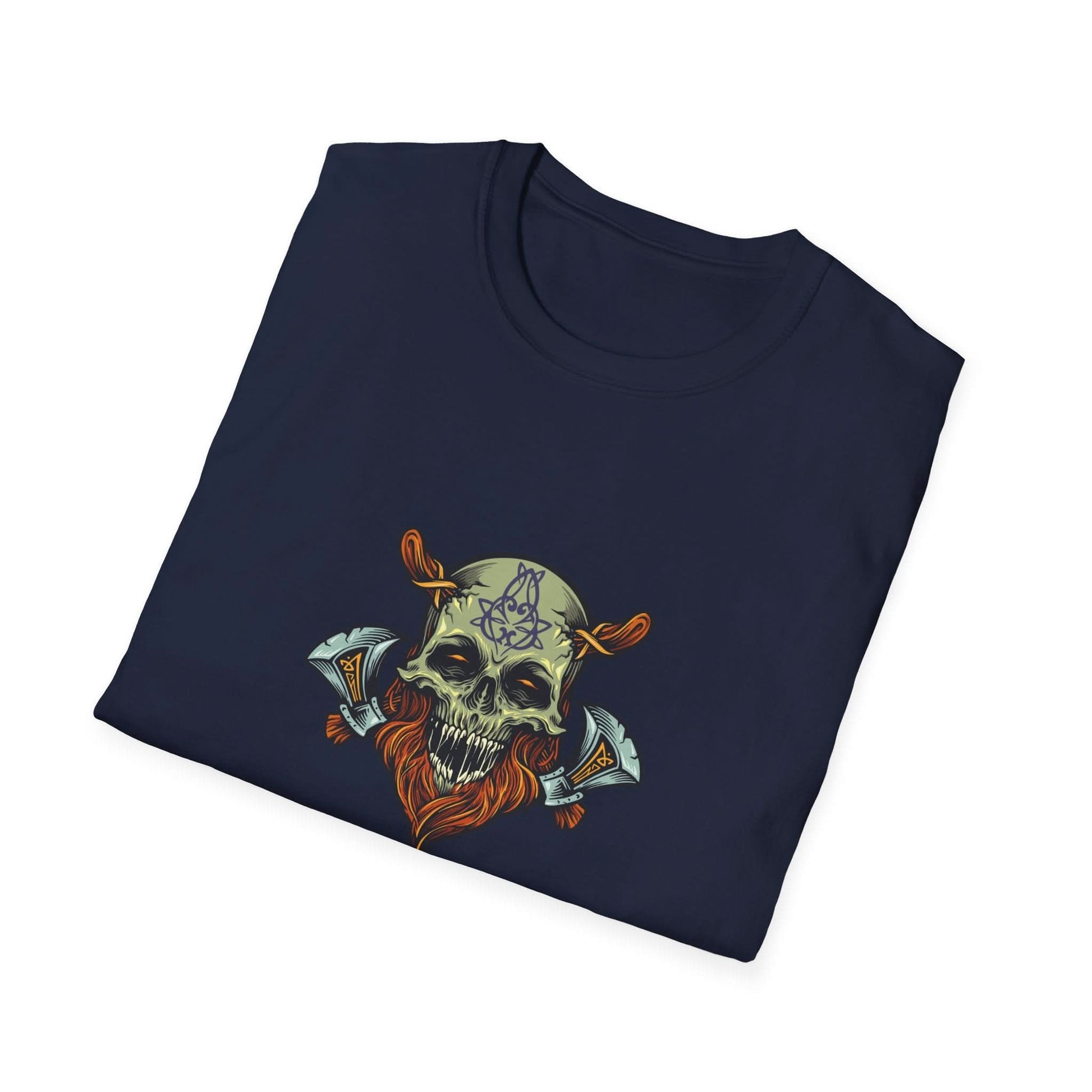 Viking Skull Warrior with Axe - Mleem