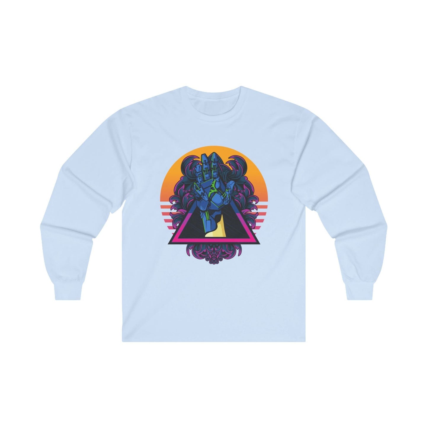 Blue Cyborg Hand - Mleem