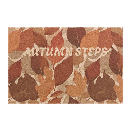 Autumn Leaves Doormat, Cozy Home Entryway Mat for Fall, Rustic Decor for Thanksgiving, Seasonal Welcome Mat, Perfect Gift for Autumn Lovers