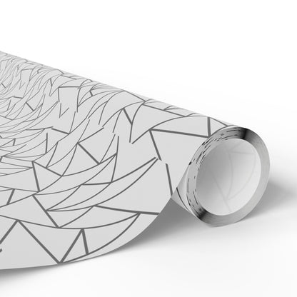 Stylish Geometric Wrapping Paper, Modern Gift Wrap, Minimalist Birthday, Holiday Packaging, Unique Present Decor, Craft Supplies