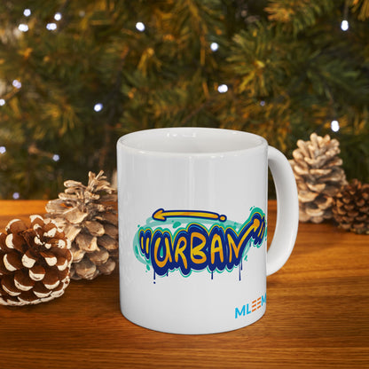 Artistic Coffee Cup, Gift for Artists, Urban Style