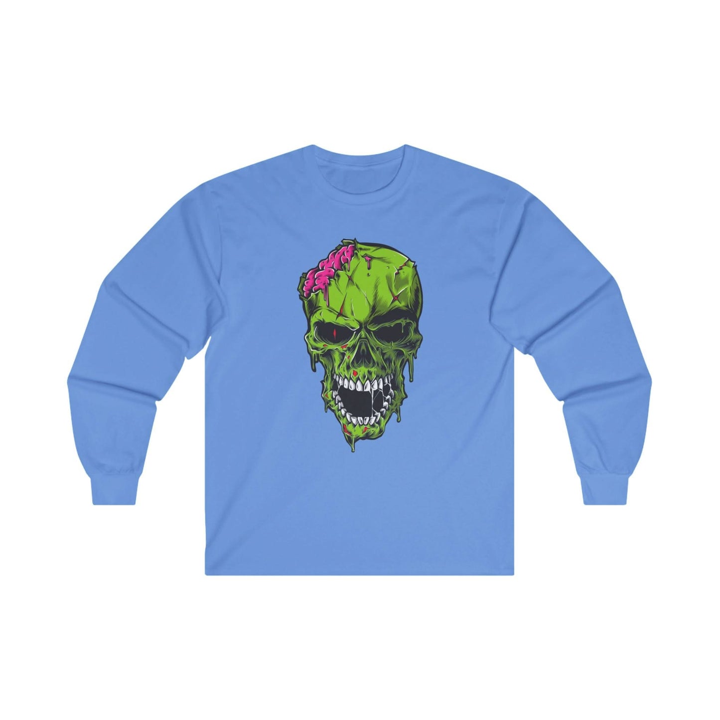 Scary Zombie Head Illustration - Mleem