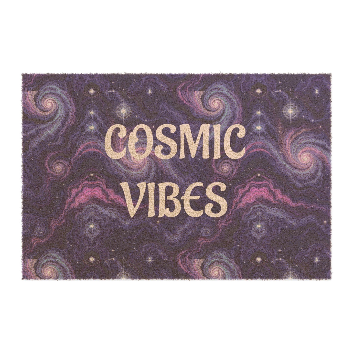 Cosmic Vibes Doormat - Galaxy Welcome Mat, Home Decor, Astrological Gifts, Space Lover Gift, Front Porch Welcome