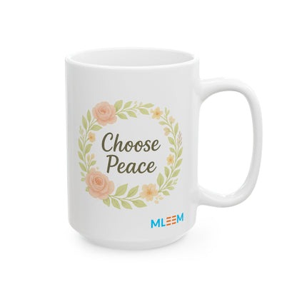 Floral Design Ceramic Mug