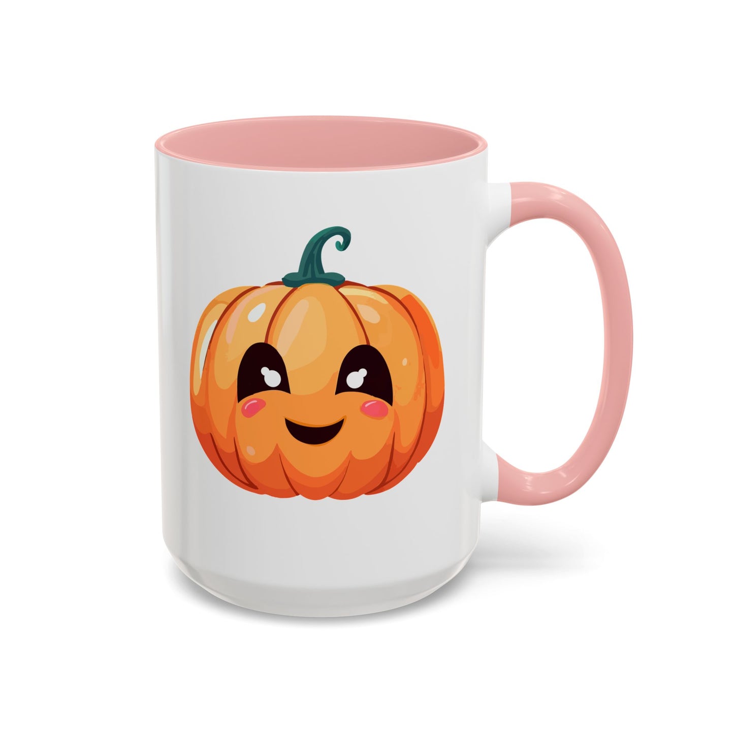 Cute Pumpkin Accent Coffee Mug for Fall, Halloween Decor, Gift for Coffee Lovers, Autumn Kitchenware, Seasonal Drinkware