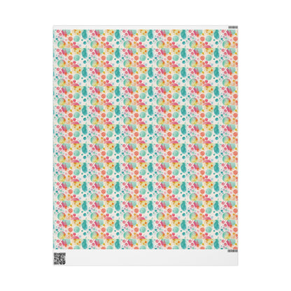 Vibrant Wrapping Paper Roll for All Occasions, Gift Wrap, Birthday, Holiday, Party Supplies, Eco-Friendly Gift Wrap