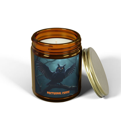 Nocturnal Curse Scented Candle - Spooky Home Decor, Aromatherapy Gift, Halloween Candle, Unique Home Fragrance