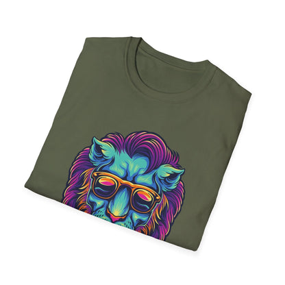 Lion Head with Sunglasses Psychedelic - Mleem