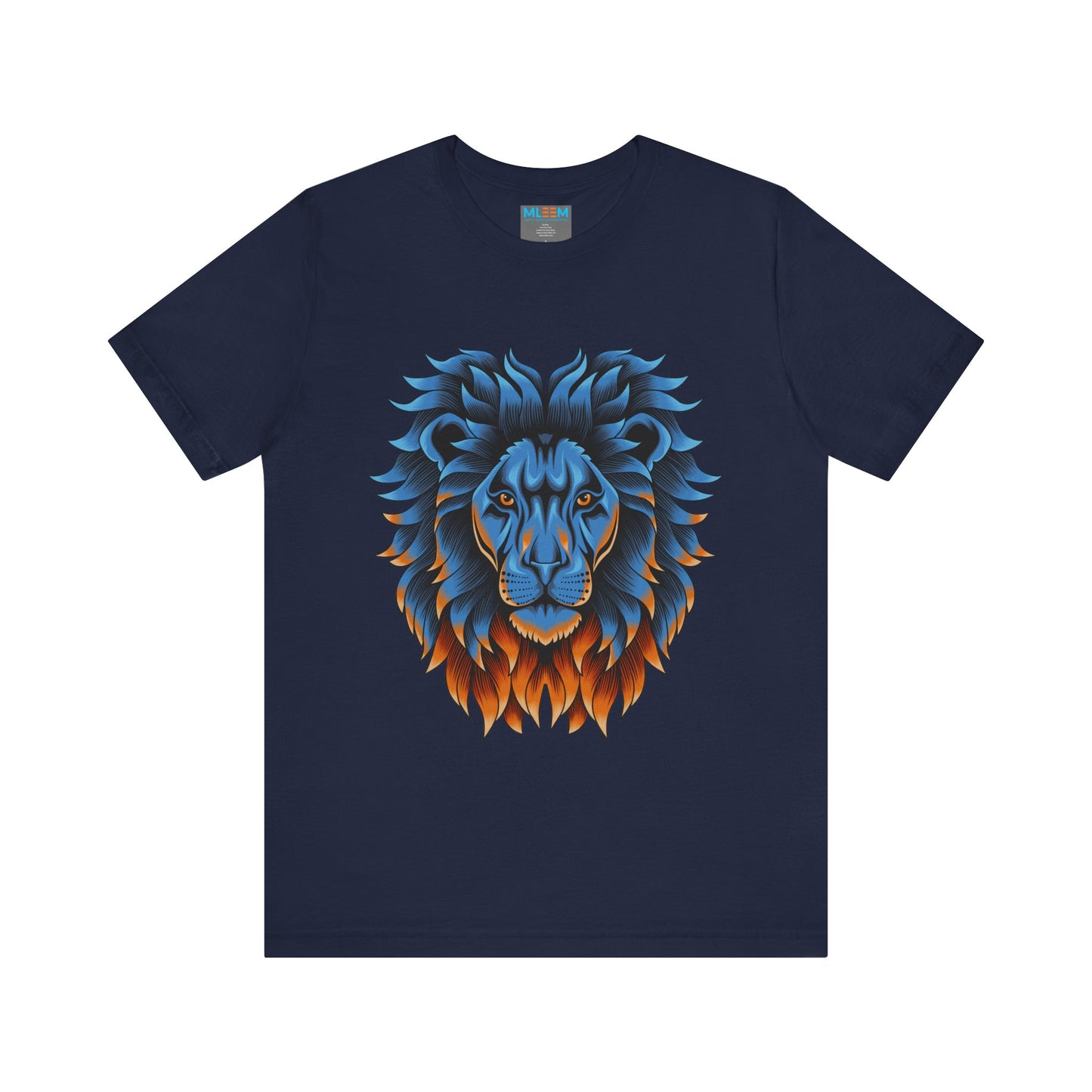 Dynamic Lion Graphic Tee - Unisex Short Sleeve Jersey T-Shirt