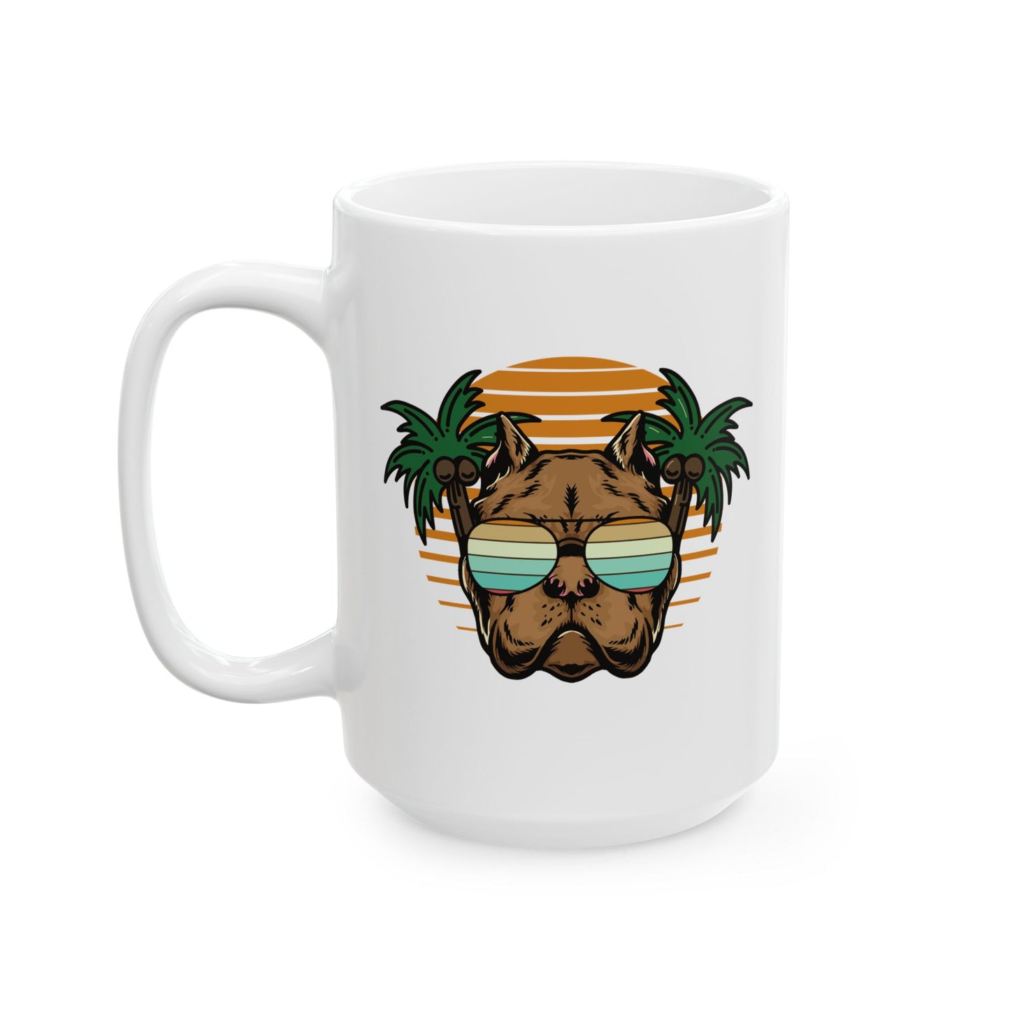 Tropical Sunset Ceramic Mug