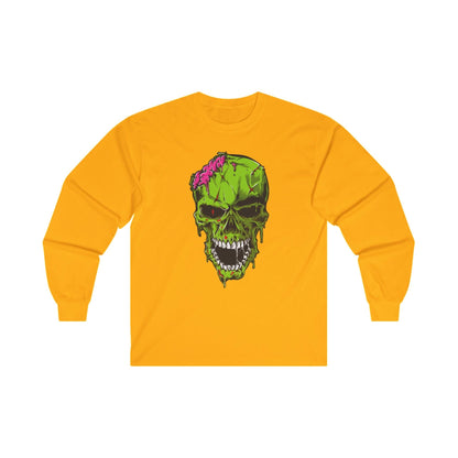 Scary Zombie Head Illustration - Mleem