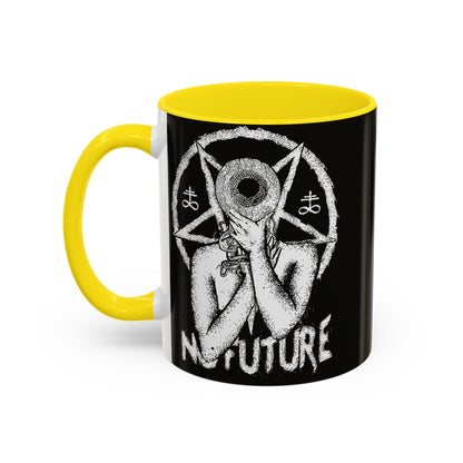 Gothic Ceramic Coffee Mug – Dark Art, Unique Gift, Halloween Decor, Witchy Vibe, Spooky Homeware