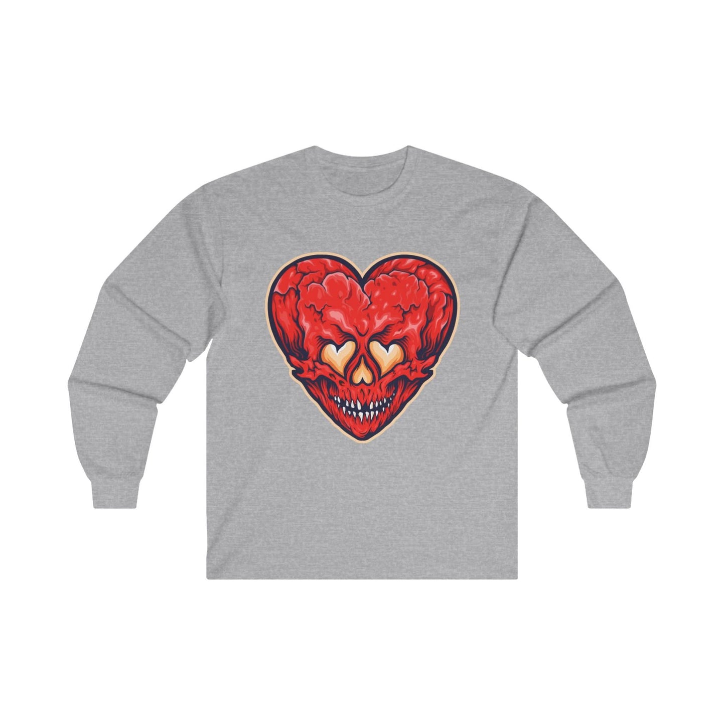 Cracked Heart Love Skull - Mleem