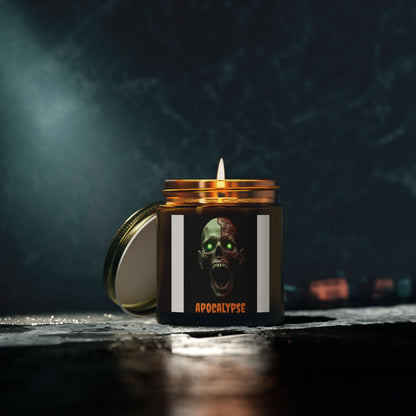 Halloween Scented Candles - Apocalypse Theme, Candle for Spooky Decor, Soy Wax Candle, Unique Gift, Fragrant Candle for Fall