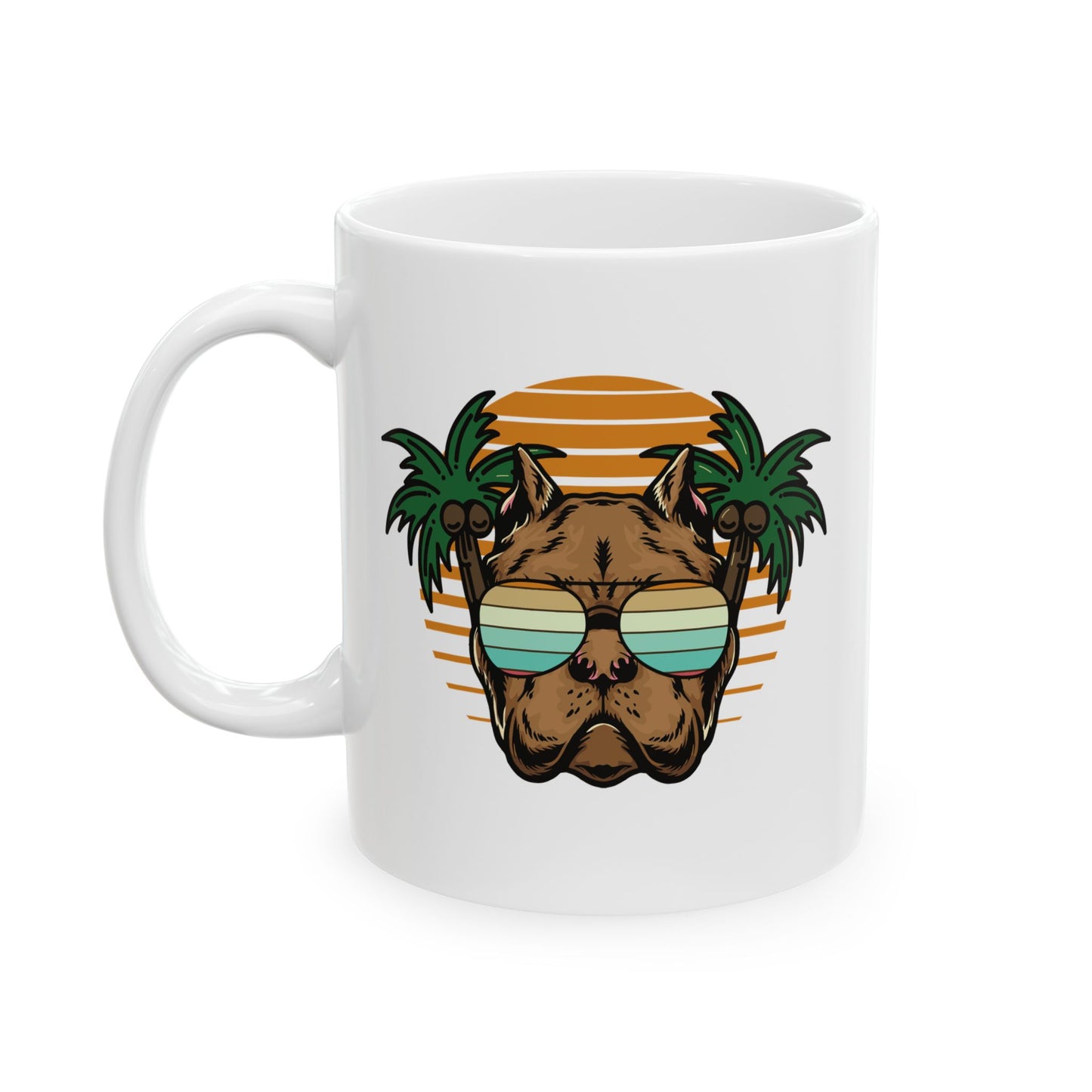 Tropical Sunset Ceramic Mug