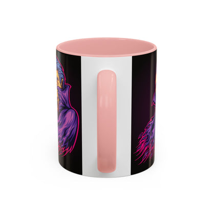 Creepy Gothic Accent Coffee Mug for Spooky Vibes, Halloween Decor, Unique Gift, Coffee Lover, Witchcraft Essentials