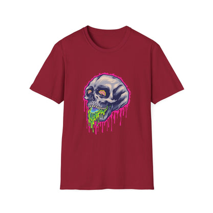 Scary Colorful Stone Skull - Mleem