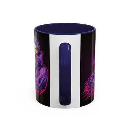 Creepy Gothic Accent Coffee Mug for Spooky Vibes, Halloween Decor, Unique Gift, Coffee Lover, Witchcraft Essentials