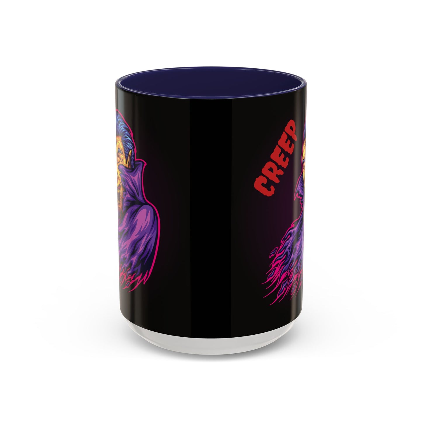 Creepy Gothic Accent Coffee Mug for Spooky Vibes, Halloween Decor, Unique Gift, Coffee Lover, Witchcraft Essentials