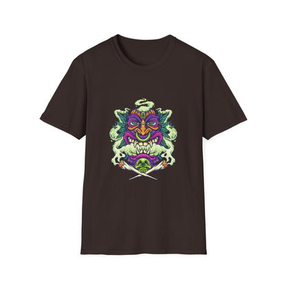 Smoking Hawaiian Tiki Weed Leaf - Mleem