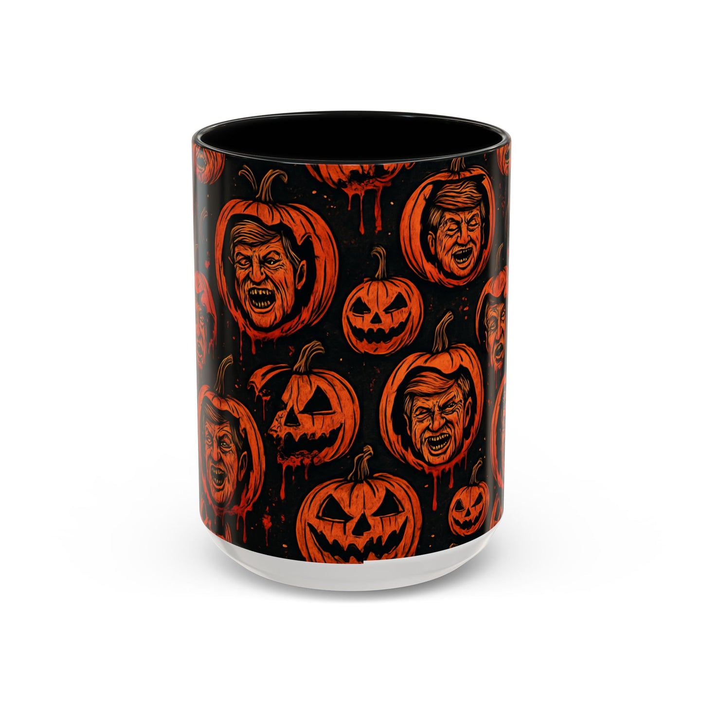 Spooky Pumpkin Faces Coffee Mug | Halloween Gifts, Funny Coffee Cup, Whimsical Mug, Holiday Decor, Unique Gifts