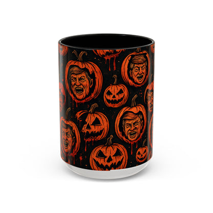 Spooky Pumpkin Faces Coffee Mug | Halloween Gifts, Funny Coffee Cup, Whimsical Mug, Holiday Decor, Unique Gifts