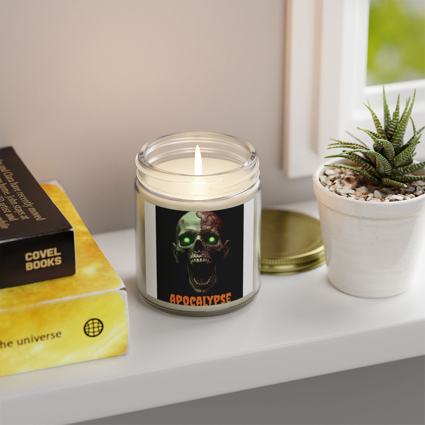Halloween Scented Candles - Apocalypse Theme, Candle for Spooky Decor, Soy Wax Candle, Unique Gift, Fragrant Candle for Fall