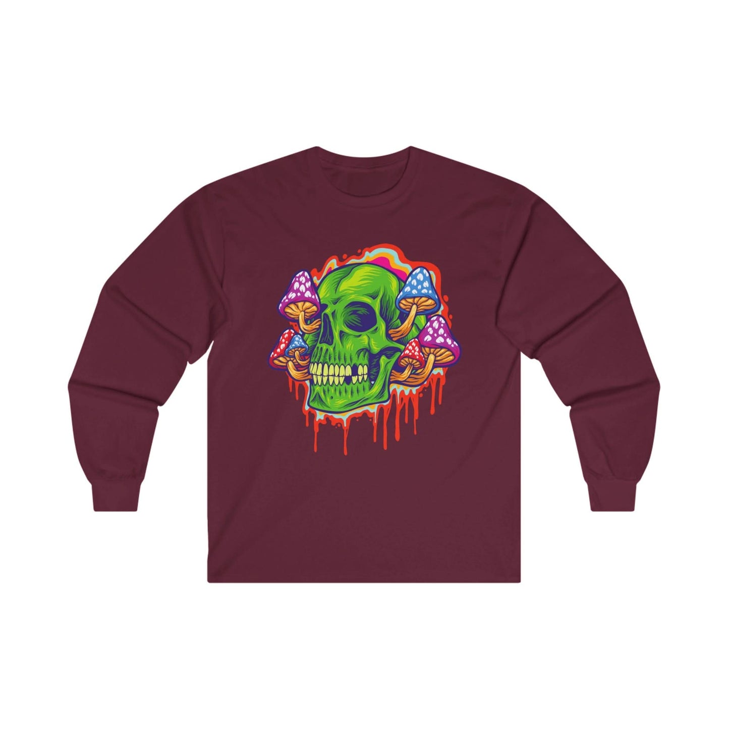 Psychedelic Mushroom Skull - Mleem