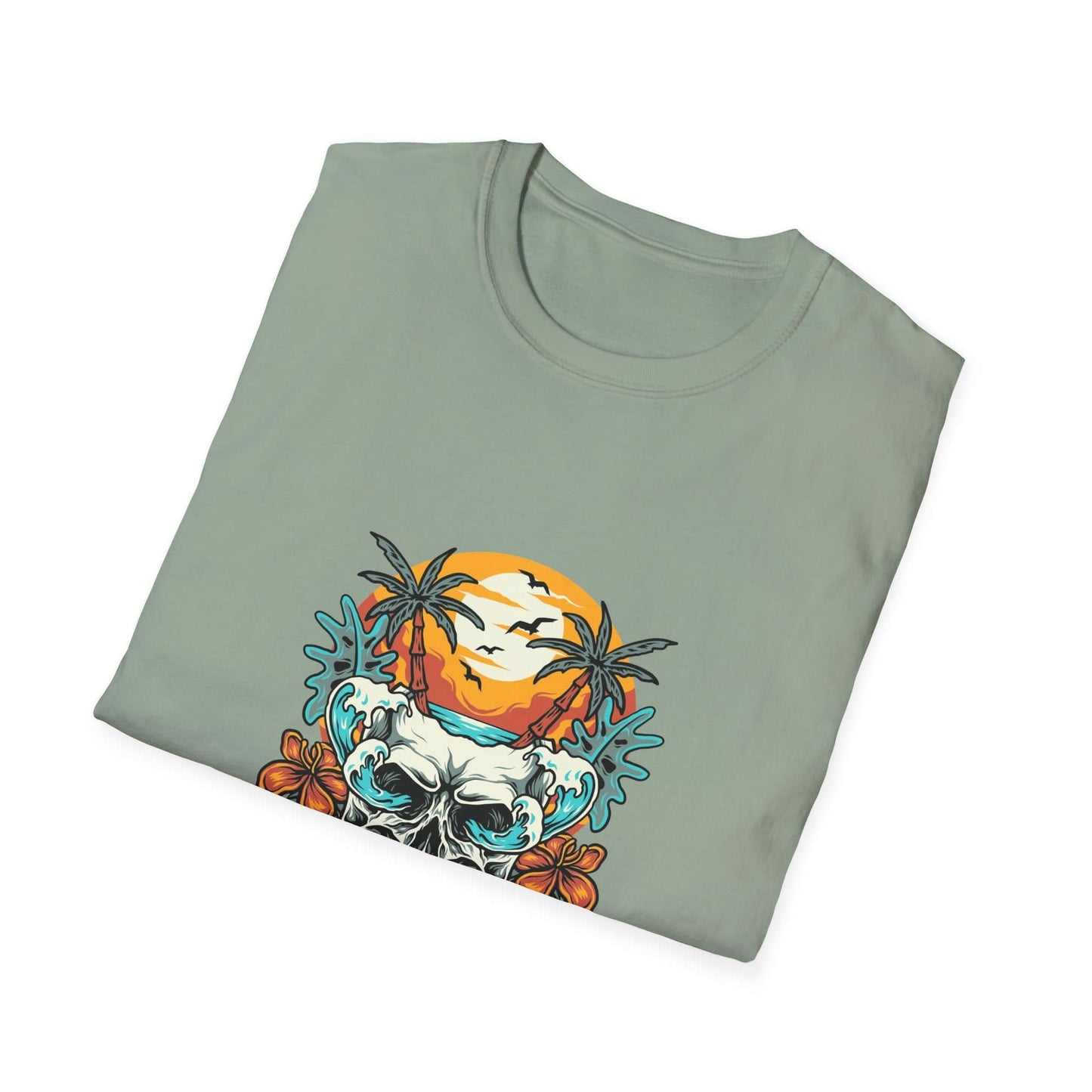 Skull Summer Beach - Mleem
