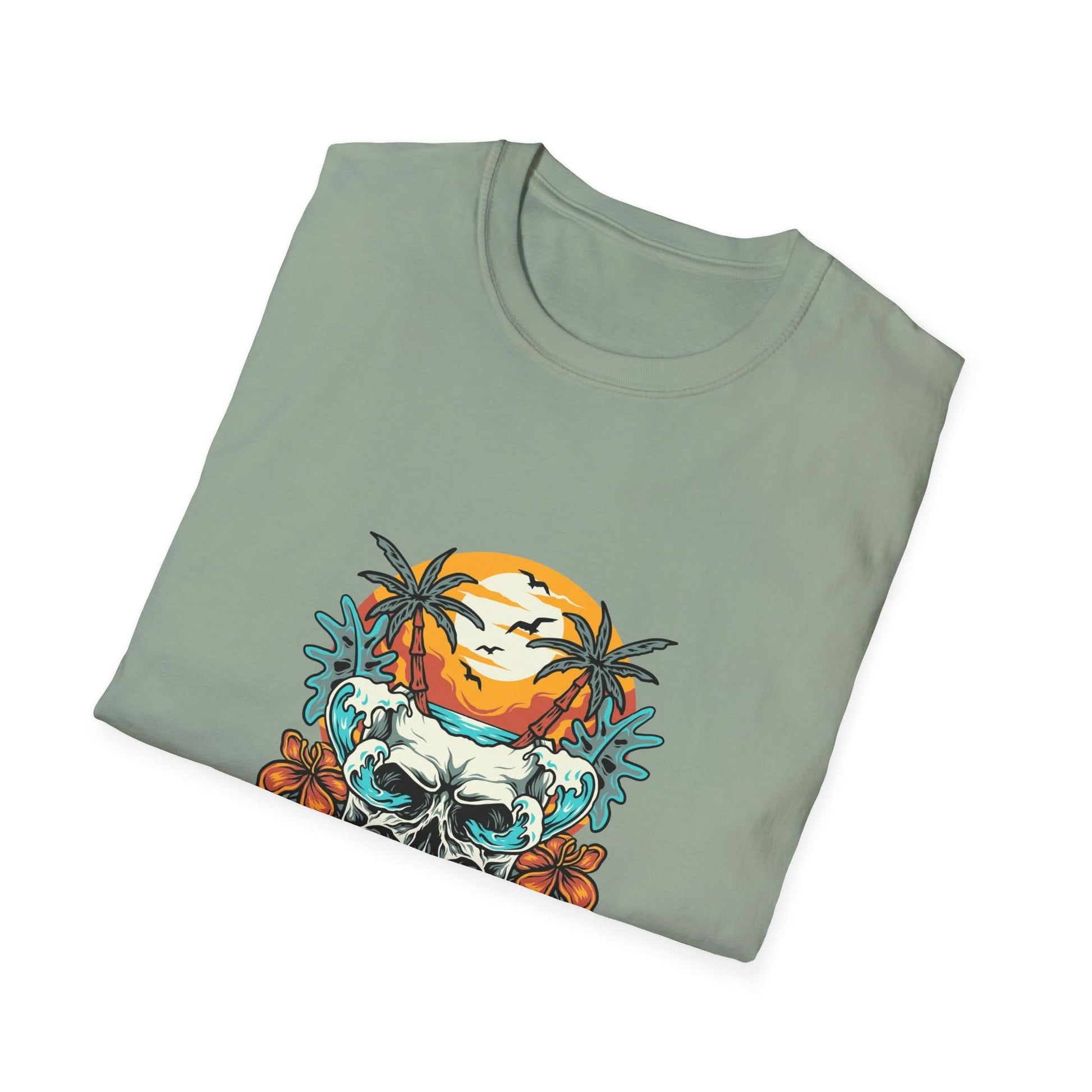 Skull Summer Beach - Mleem