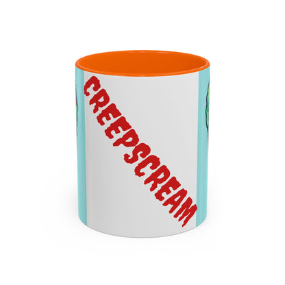 Creepy Ice Cream Mug - Perfect for Halloween, Unique Gift for Coffee Lovers, Spooky Decor, Creepscream Design, Fun Kitchenware
