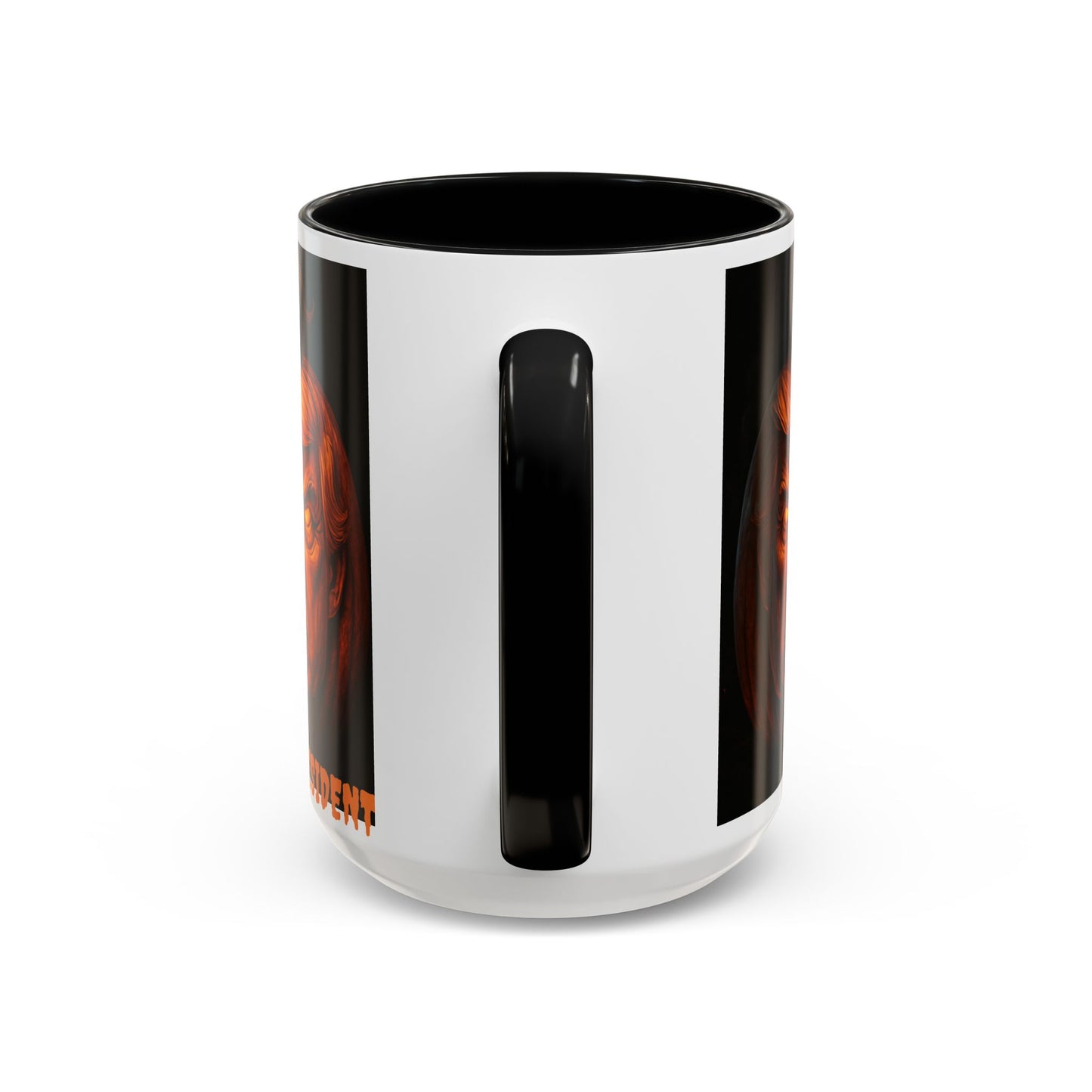 Halloween Pumpkin President Mug, Fun Gift for Coffee Lovers, Spooky Decor, Trick or Treat, Autumn Vibes, Unique Collectible