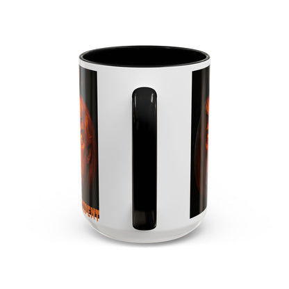 Halloween Pumpkin President Mug, Fun Gift for Coffee Lovers, Spooky Decor, Trick or Treat, Autumn Vibes, Unique Collectible