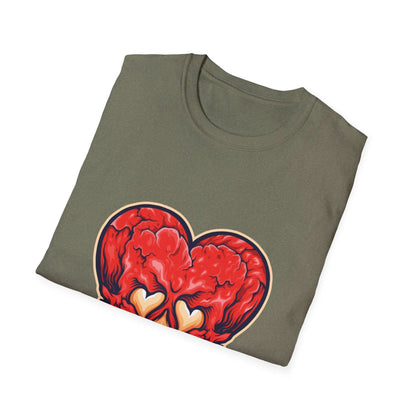 Cracked Heart Love Skull - Mleem