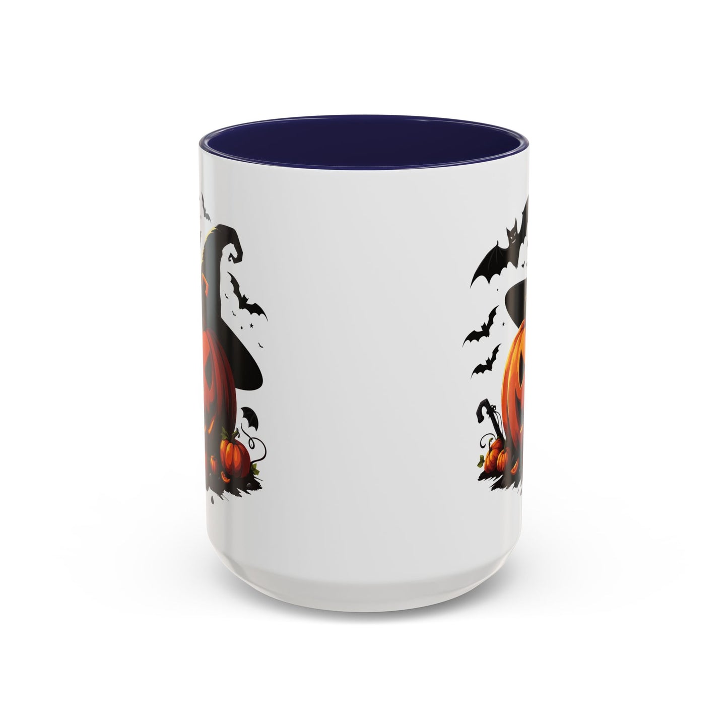 Halloween Pumpkin Accent Coffee Mug – Perfect for Fall, Autumn, Spooky Season, Gift for Coffee Lovers, Home Decor