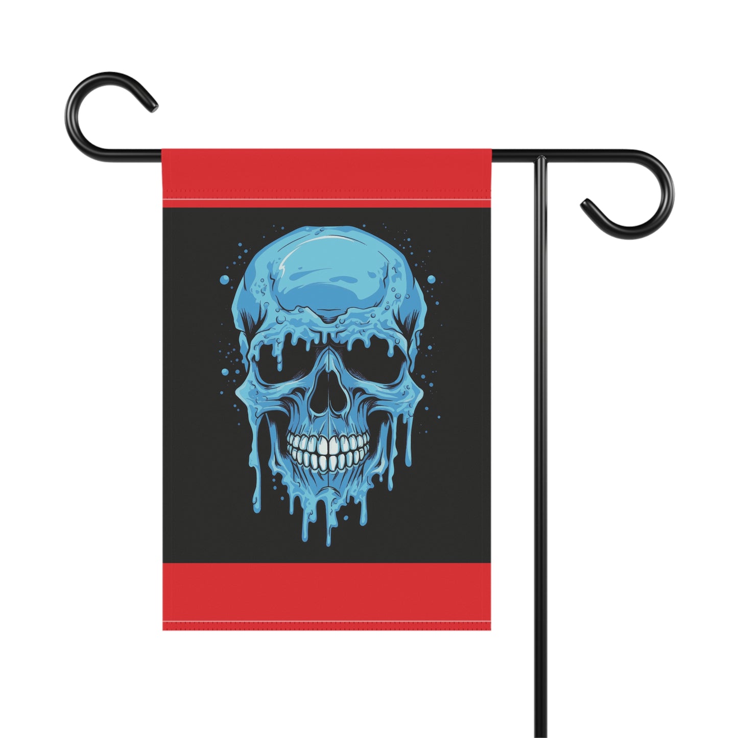 Chilling Skull Garden Banner - Gothic Decor, Outdoor Sign, Yard Art, Halloween Decoration, Home & Garden Accent